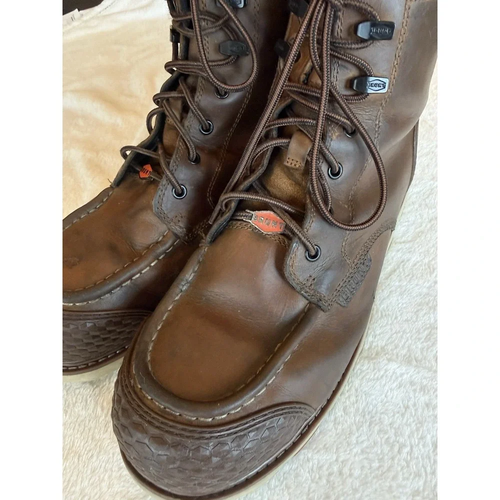 Brunt Marin Comp Toe Work Boot Size 13 6" Slip & Oil Resistant Brown F2413 18 - Picture 13 of 13